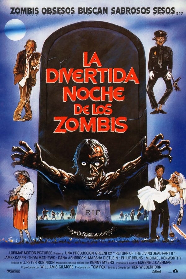 La divertida noche de los zombies (1988)